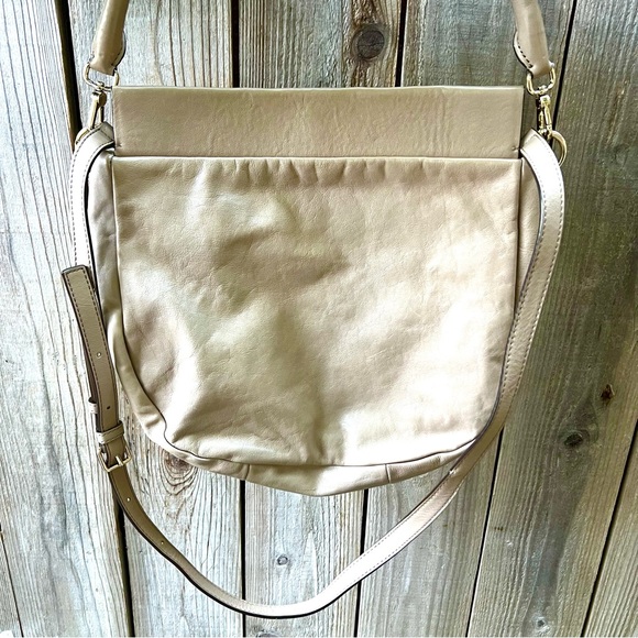 MARC BY MARC JACOBS TAN LEATHER CLASSIC Q HILLIER HOBO - Picture 5 of 8